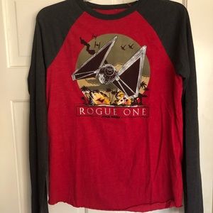 Stars Wars Boys Large soft long sleeve tee